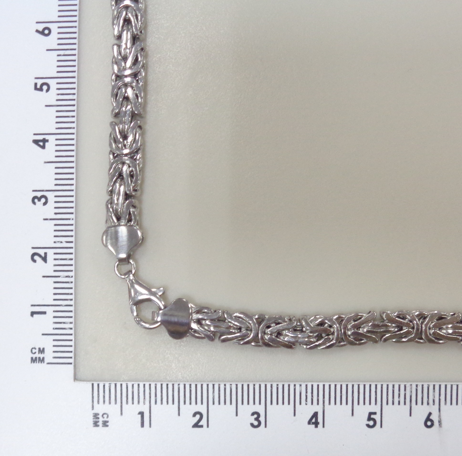 Серебряное колье плетение "Фантазийное"